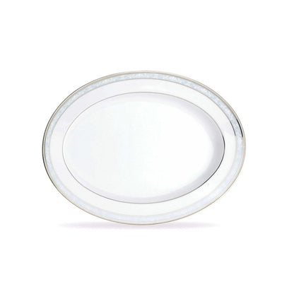 Noritake Noritake Hampshire Platinum Oval Platter 40cm