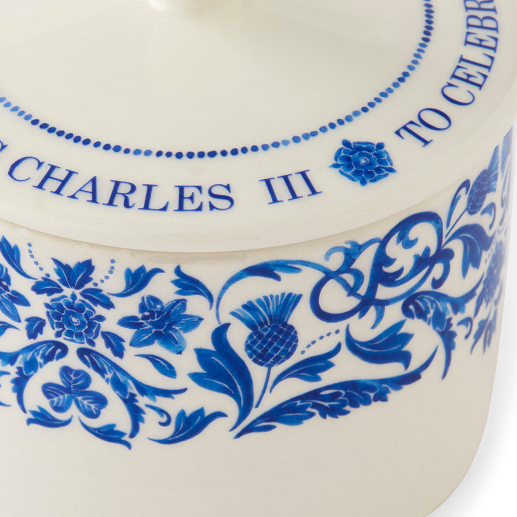 Spode King's Coronation Covered Sugar Bowl-Goviers