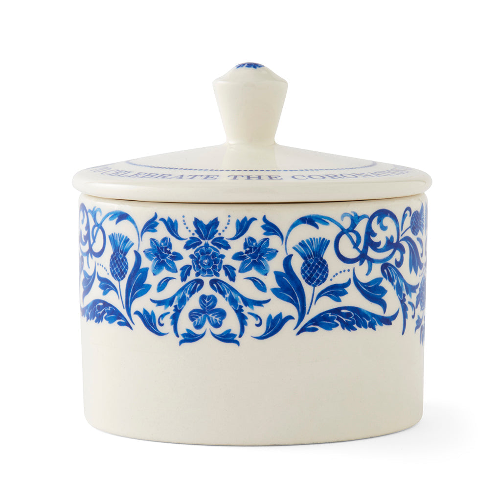 Spode King's Coronation Covered Sugar Bowl-Goviers