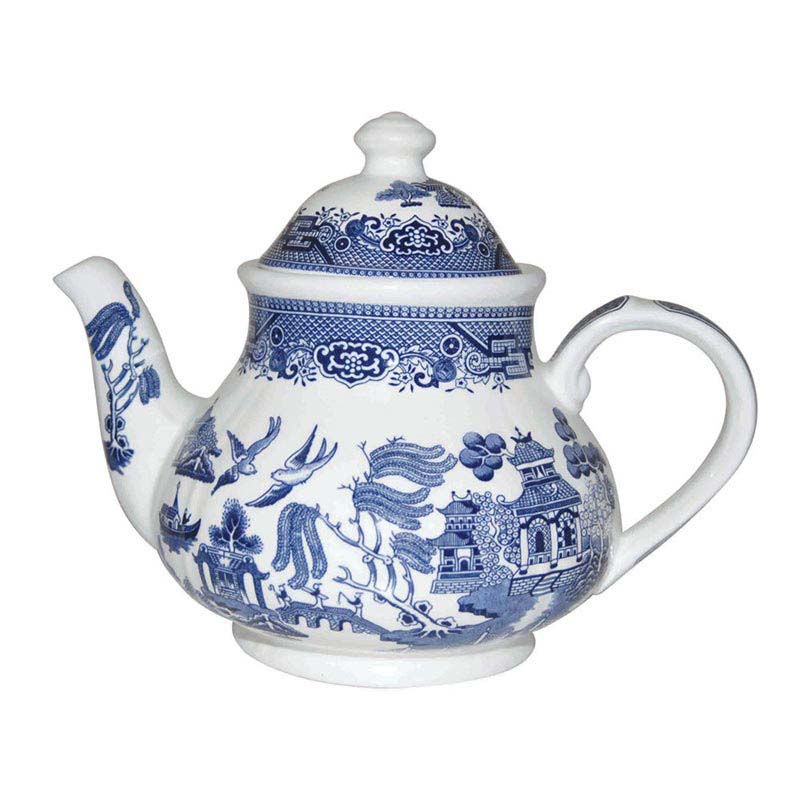 Queens Blue Willow Teapot