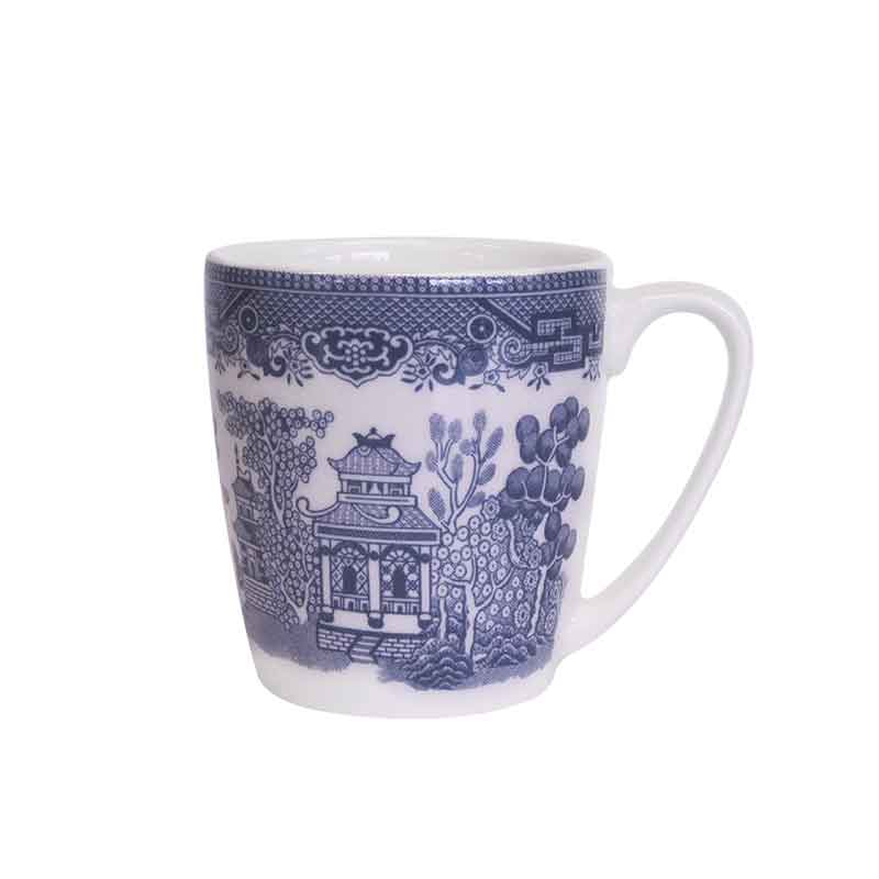 Queens Blue Willow Acorn Mug