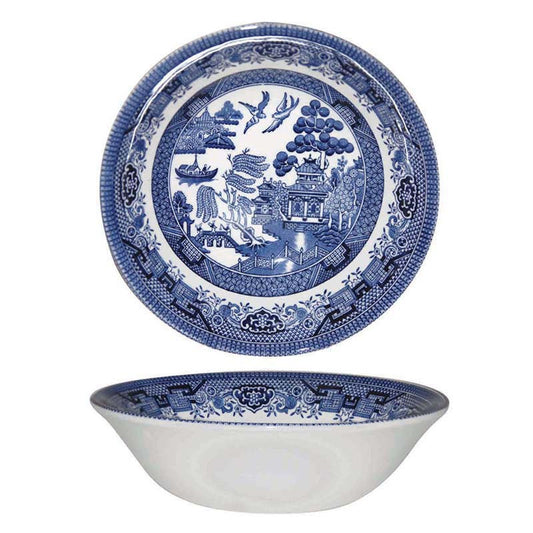 Queens Blue Willow Bowl 15.5cm