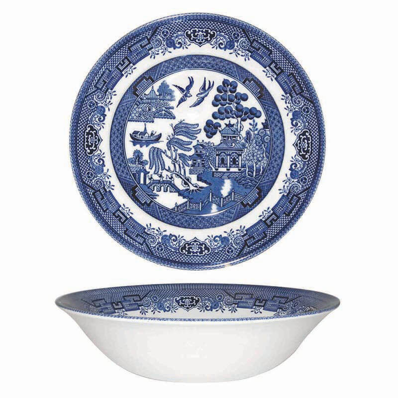 Queens Blue Willow Bowl 24cm