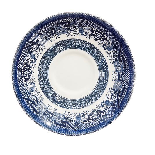 Queens Blue Willow Saucer