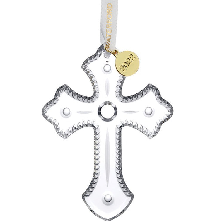 Waterford Annual Cross Ornament-Christmas-Goviers