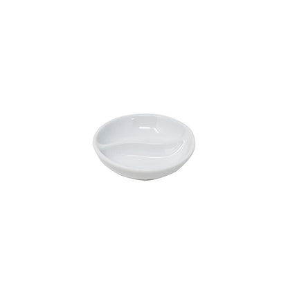 Noritake Lifestyle White Divided Round Dish