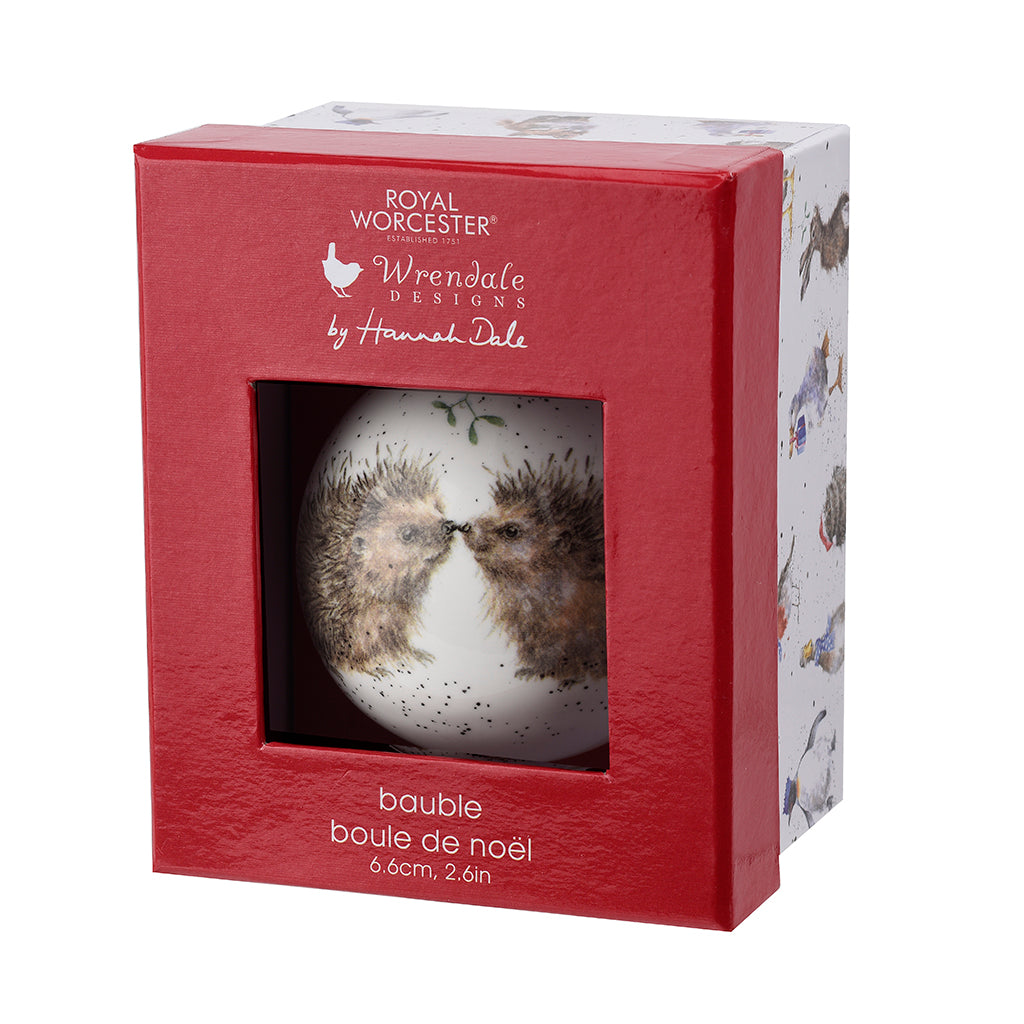 Wrendale Hedgehugs Bauble-Christmas Bauble-Goviers