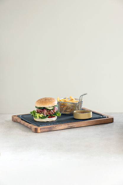 Revol Basalt Steak Plate Black