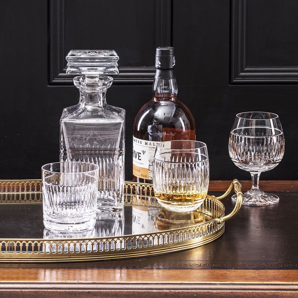 Royal Scot Crystal Art Deco 1 Whisky Set