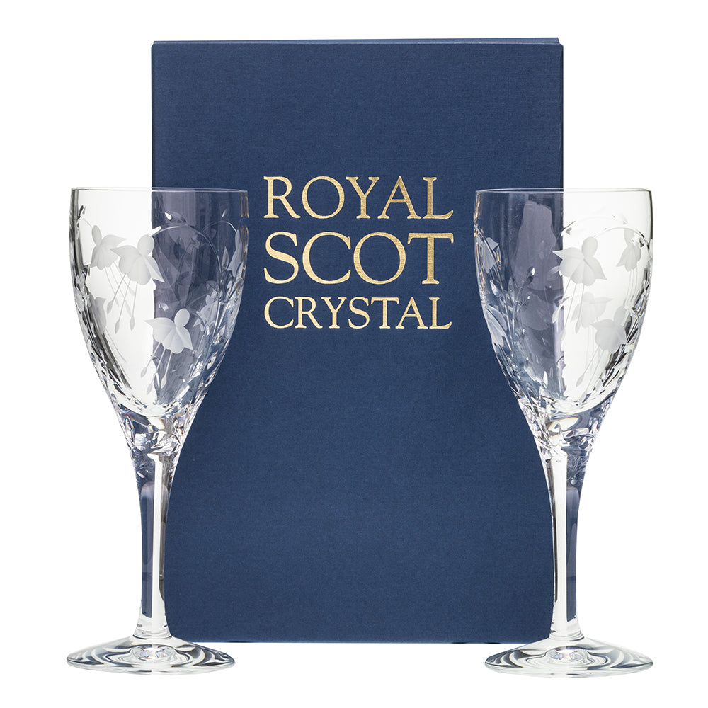 Royal Scot Crystal Catherine Large Wine Glass Set of 2