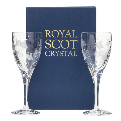 Royal Scot Crystal Catherine Large Wine Glass Set of 2