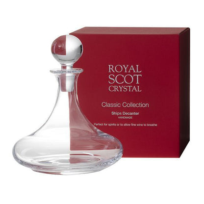 Royal Scot Crystal Classic Ships Decanter