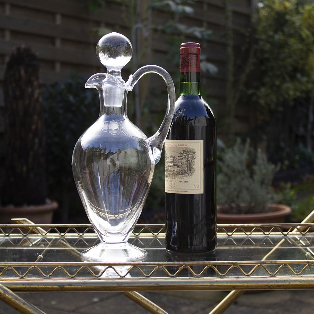 Royal Scot Crystal Classic Handled Wine Decanter