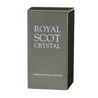 Royal Scot Crystal Diamante Waisted Vase