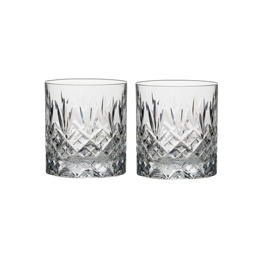 Royal Scot Crystal Edinburgh Large On the Rocks Tumblers Set of 2