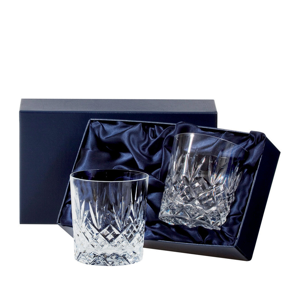 Royal Scot Crystal Edinburgh Large Tumblers Set of 2