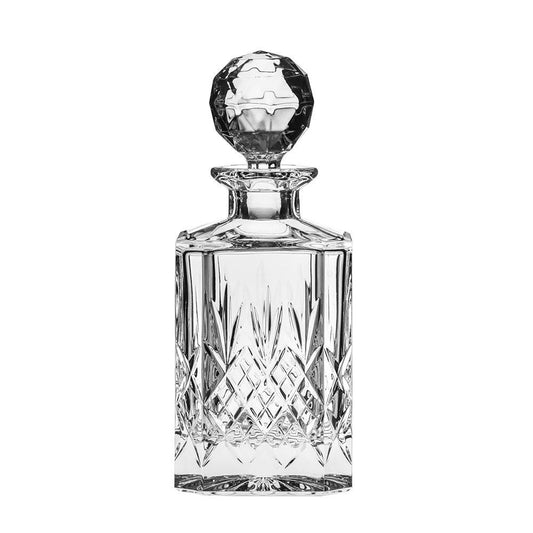 Royal Scot Crystal Edinburgh Square Spirit Decanter