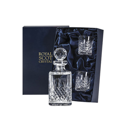 Royal Scot Crystal Edinburgh Whisky Set Inc.