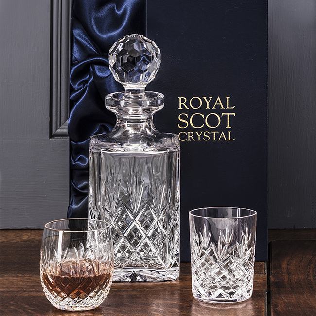 Royal Scot Crystal Edinburgh Large Tumbler Set of 6