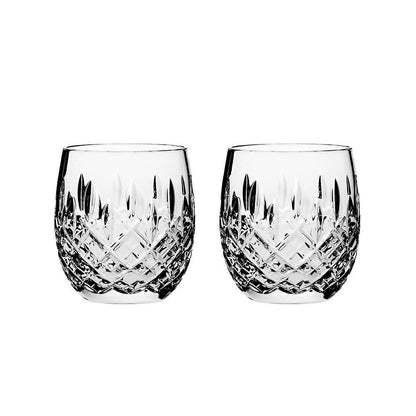 Royal Scot Crystal London Barrel Tumblers Set of 2