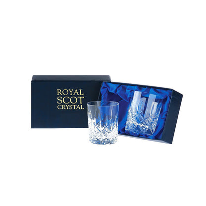 Royal Scot Crystal London Large Tumblers Set of 2