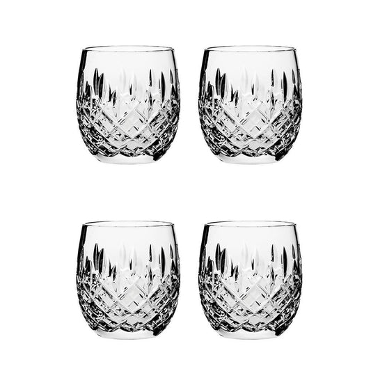 Royal Scot Crystal London Barrel Tumbler Set of 4