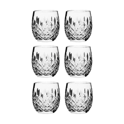 Royal Scot Crystal London Barrel Tumblers Set of 6