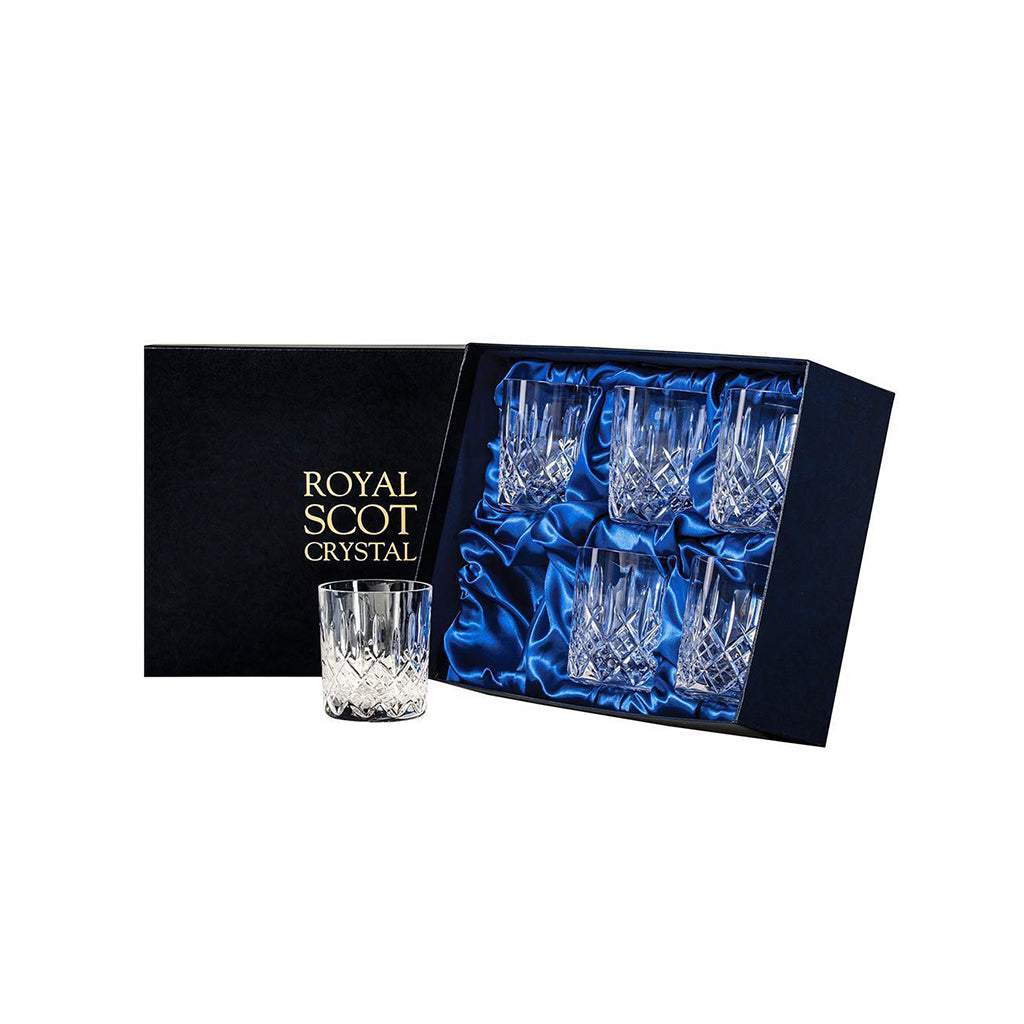 Royal Scot Crystal London Large Tumblers Set of 6