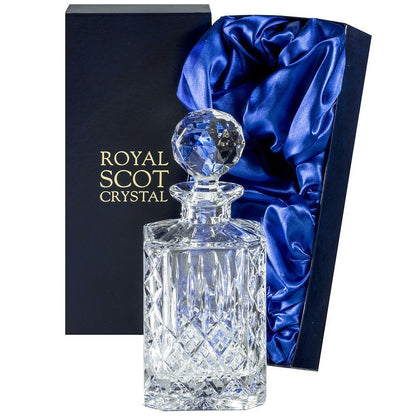 Royal Scot Crystal London Square Spirit Decanter