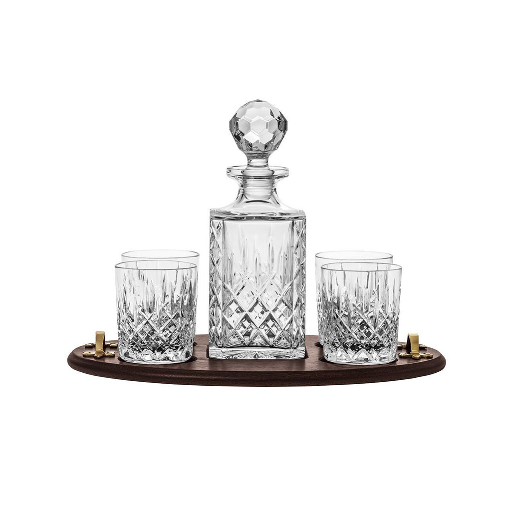 Royal Scot Crystal London Club Tray Set