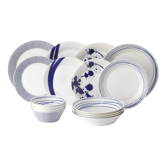 Royal Doulton Pacific Mixed 16 Piece Dinner Set