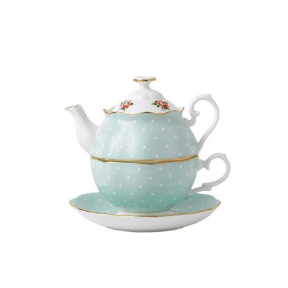 Royal Albert Polka Rose Green Tea For One