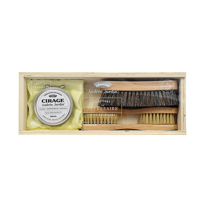 Andree Jardin Shoe Care Kit, 5 piece-Home-Goviers