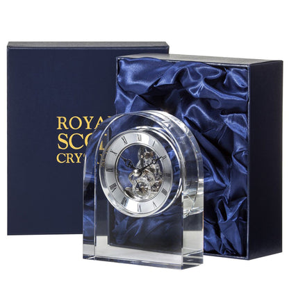 Royal Scot Crystal Contemporary Clock | 1 ONLY-Crystal-Goviers