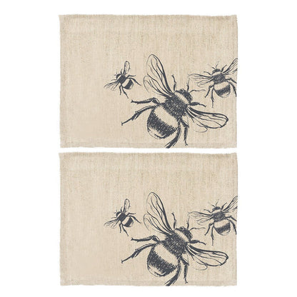 Selbrae House Bee Linen Placemats-home-Goviers