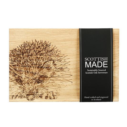 Selbrae House Hedgehog Oak Serving Board-Home-Goviers